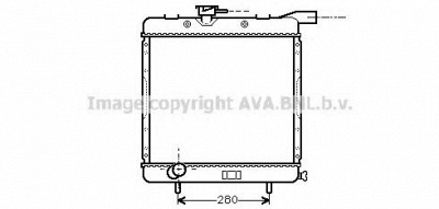 AVA QUALITY COOLING cr2069 -  Радиатор, охлаждение двигателя
